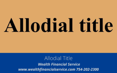 Allodial Title